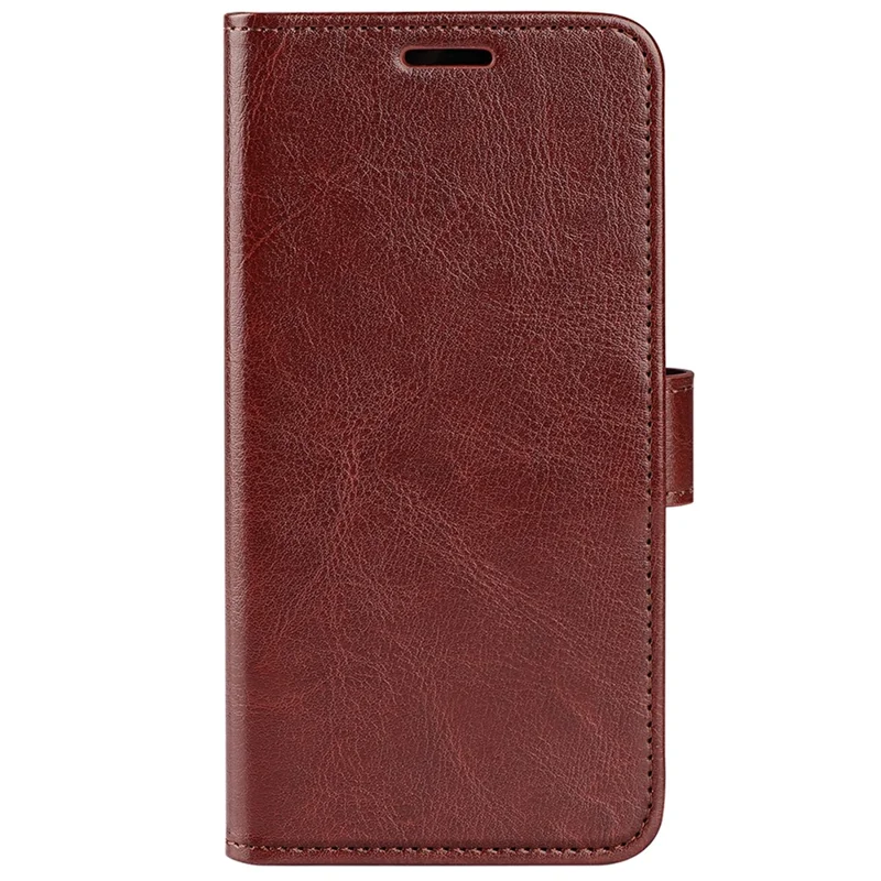 For Xiaomi 12 Pro 5G/12S Pro 5G/12 Pro (Dimensity) 5G Crazy Horse Texture Stand PU Leather + TPU Case Stand Wallet Phone Cover - Brown