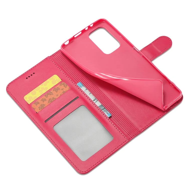 LC.IMEEKE Custodia Portafoglio in Pelle per Xiaomi Redmi Note 12 Pro 4G / 11 Pro 4G (MediaTek) / Note 11 Pro 5G (Qualcomm) con Supporto Regolabile - Rosa