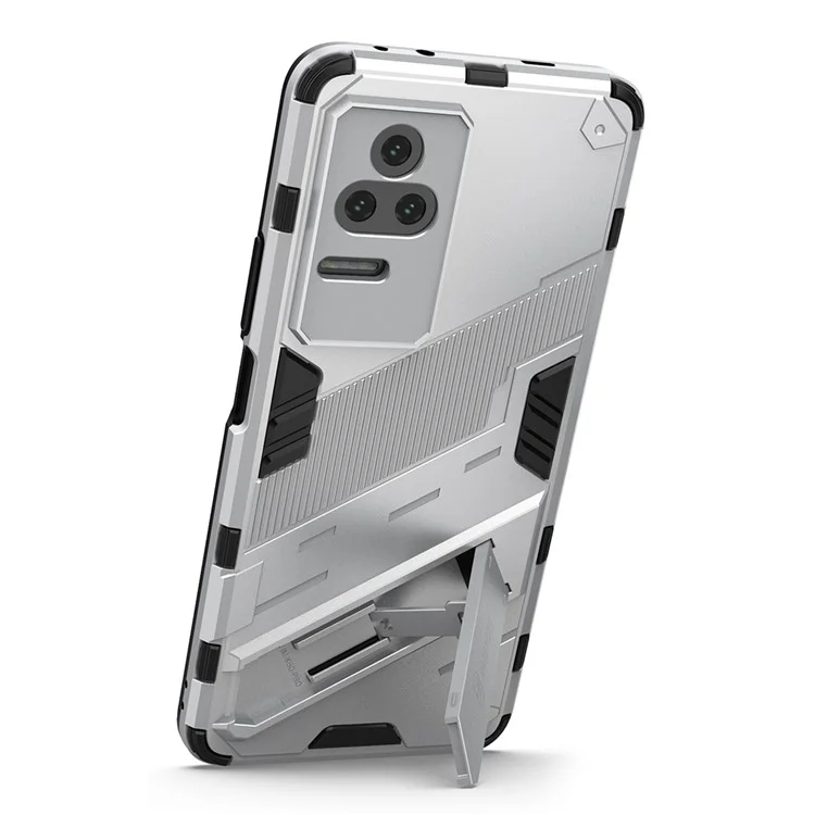 Para Xiaomi Redmi K50 Pro / K50 Hard PC + Soft TPU Caixa de Telefone Celular à Prova de Choque - Branco