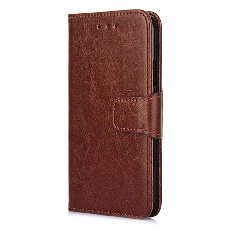 Para Xiaomi 12 Pro 5G/12S Pro 5G/12 Pro (Dimensity) 5G Funda de cartera con tapa de cuero PU con cierre magnético y soporte, protección completa - Marrón