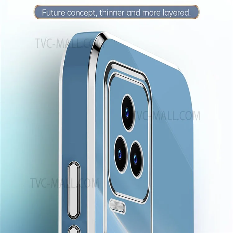XINLI para Xiaomi Redmi K50 Pro/K50 Capa protetora anti-queda do telefone Recorte preciso da lente Borda dourada eletrolítica Capa flexível de TPU - Preto