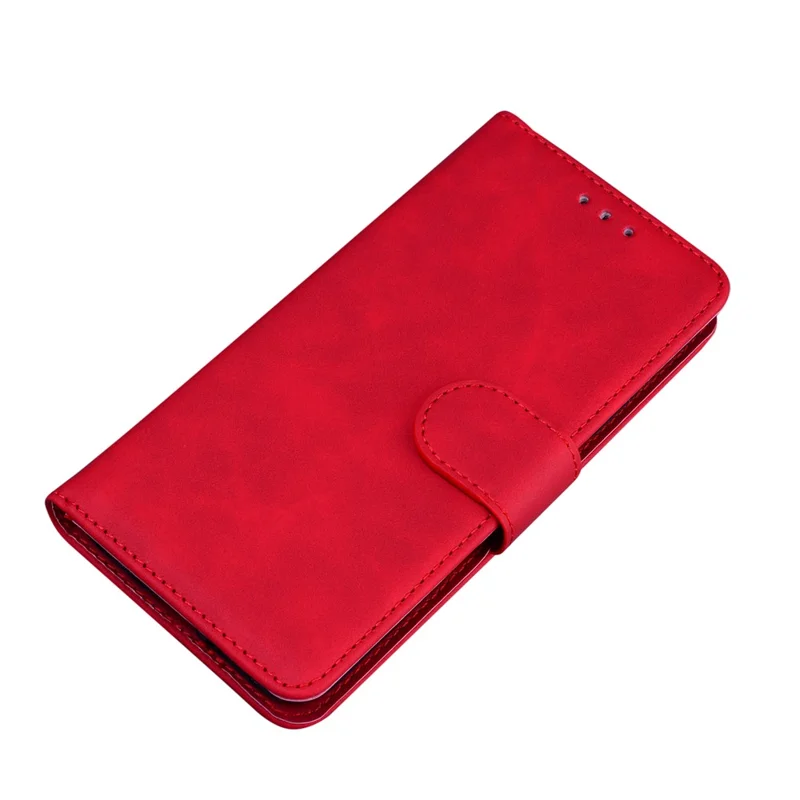 Funda tipo cartera de cuero PU para Xiaomi Redmi Note 12 Pro 4G / 11 Pro 4G (MediaTek) / Note 11 Pro 5G (Qualcomm), carcasa con soporte y protección completa, color rojo