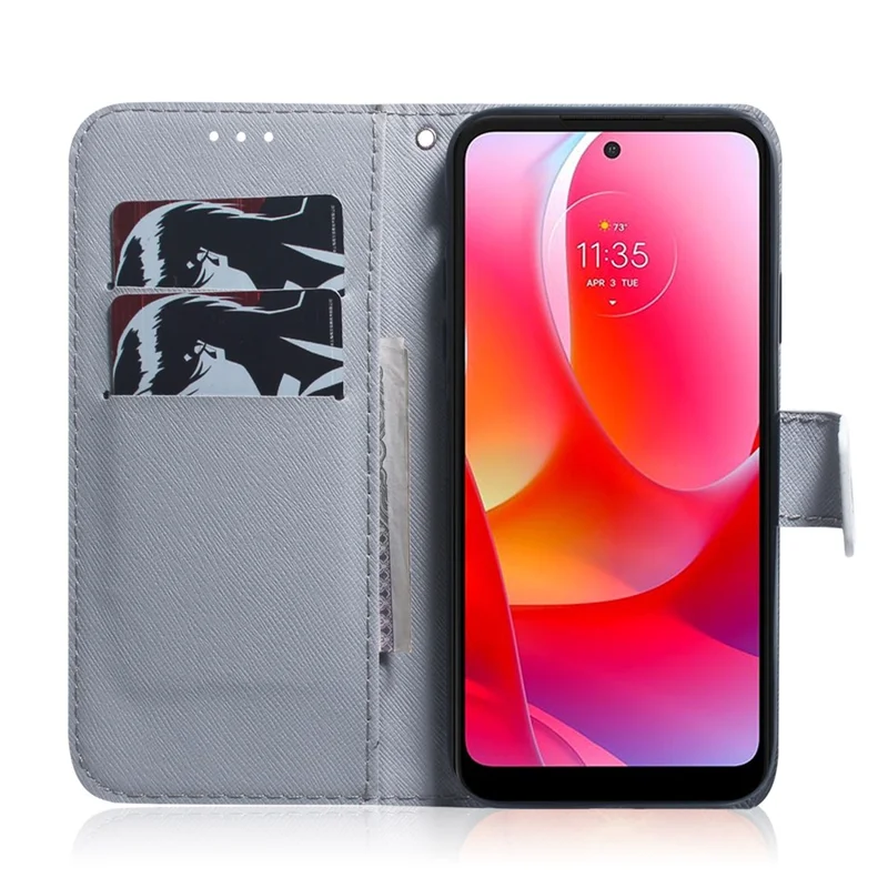 For Xiaomi Redmi Note 12 Pro 4G / 11 Pro 4G (MediaTek) / Note 11 Pro 5G (Qualcomm) Magnetic Closure Pattern Printing PU Leather Folio Flip Case Wallet Stand Function Phone Cover - Apricot Flowers