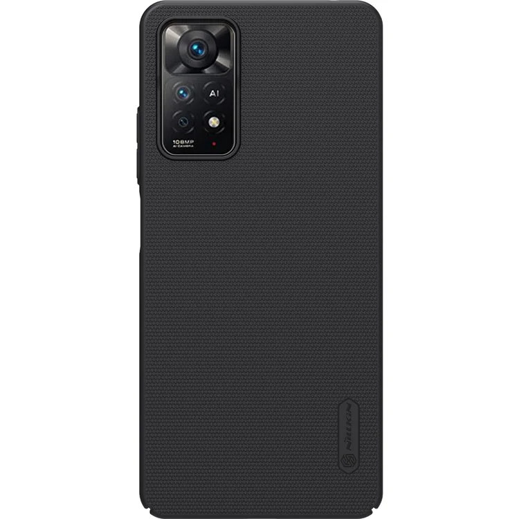 Nillkin Per Xiaomi Redmi Nota 11 Pro 4G (MediaTek) / Nota 11 Pro 5G (Qualcomm) / Nota 11E Pro 5G / Nota 11 Pro + 5G (Global) Scudo Glassato Schermo Smerigliato Custodia Da Cellulare Custodia Per Cellulare - Nero