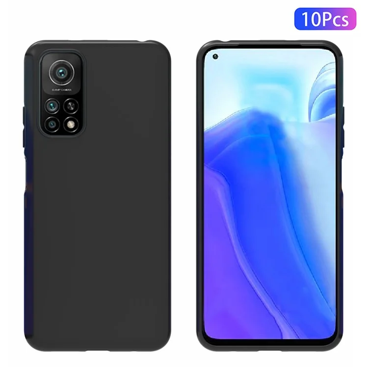 For Xiaomi Redmi Note 11 4G (Qualcomm)/Note 11S 4G (Mediatek) 10Pcs/Pack Double-sided Matte Phone Case Anti-fingerprint Soft TPU Cover