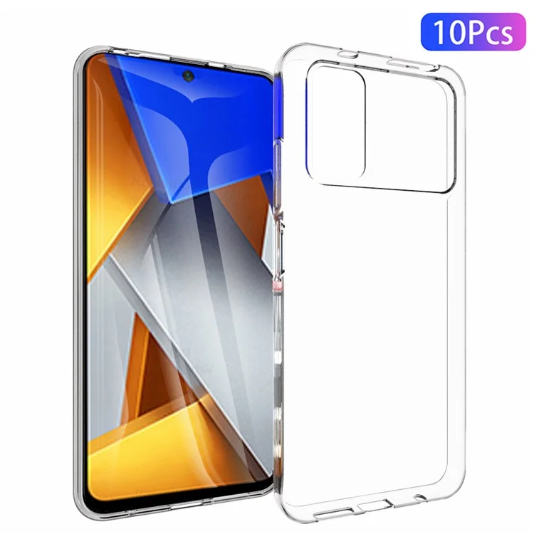Pour Xiaomi Poco M4 Pro 4G 10pcs / Pack Couvernement Interne TPU Mobile Case Mobiles Résistant