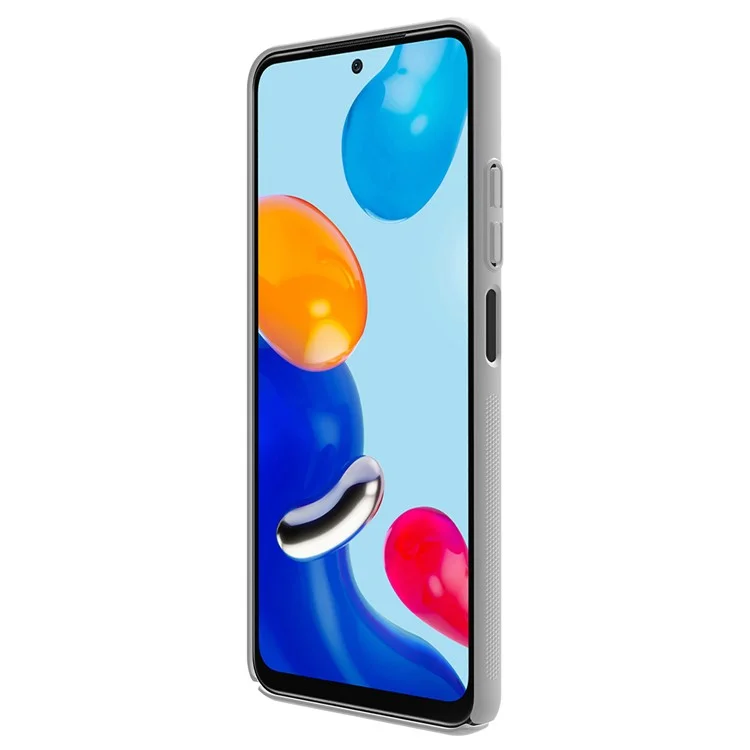 Nillkin Pour Xiaomi Redmi Note 11S 4G Case, Texture Matte Hard PC Électré Couvert - Blanche