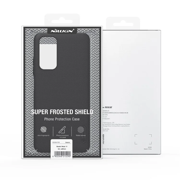 Nillkin Pour Xiaomi Redmi Note 11S 4G Case, Texture Matte Hard PC Électré Couvert - Blanche