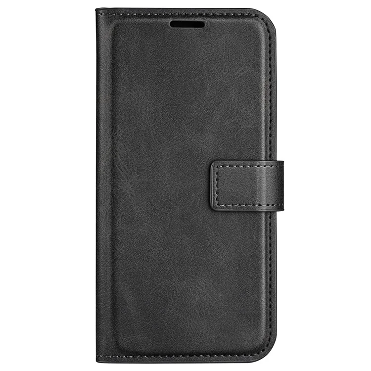 For Xiaomi Redmi Note 12 Pro 4G / 11 Pro 4G (MediaTek) / Note 11 Pro 5G (Qualcomm) Magnetic Clasp Textured PU Leather Cover Wallet Stand Phone Case - Black