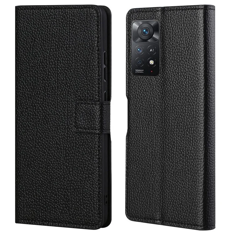 Para Xiaomi Redmi Note 11 Pro 4G (MediaTek)/Note 11 Pro 5G (Qualcomm) Litchi Textura Tobado PU PU Cuero de Cuero Case