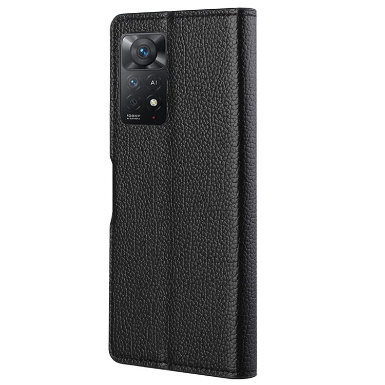 Para Xiaomi Redmi Note 11 Pro 4G (MediaTek)/Note 11 Pro 5G (Qualcomm) Litchi Textura Tobado PU PU Cuero de Cuero Case