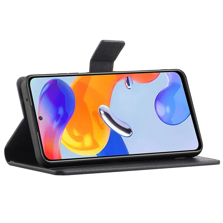 Para Xiaomi Redmi Note 11 Pro 4G (MediaTek)/Note 11 Pro 5G (Qualcomm) Litchi Textura Tobado PU PU Cuero de Cuero Case