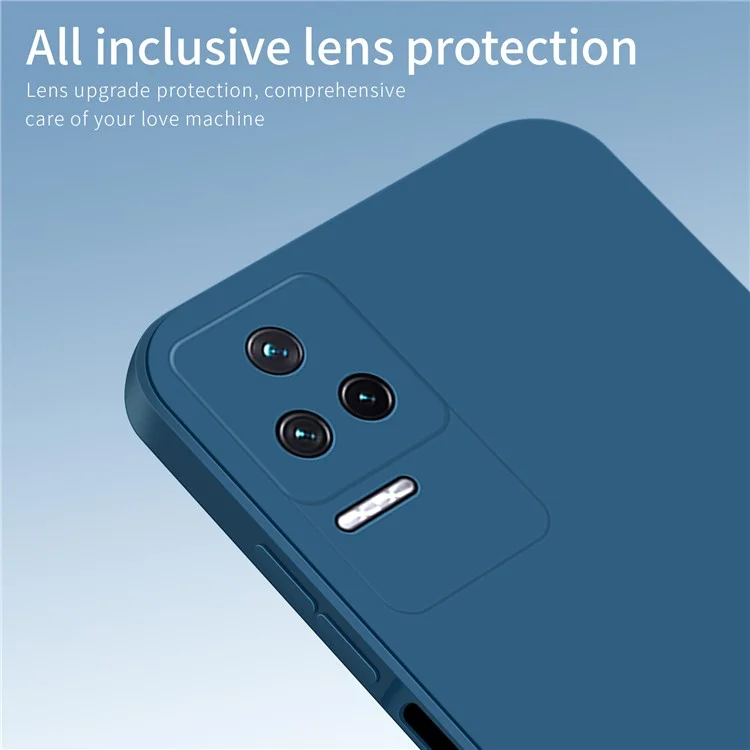 Pinwuyo JK TPU-2 Série Precisa Capa de Recorte Precisa Para Xiaomi Redmi K50/K50 Pro Profunte de Choque TPU Tampa de Proteção - Azul