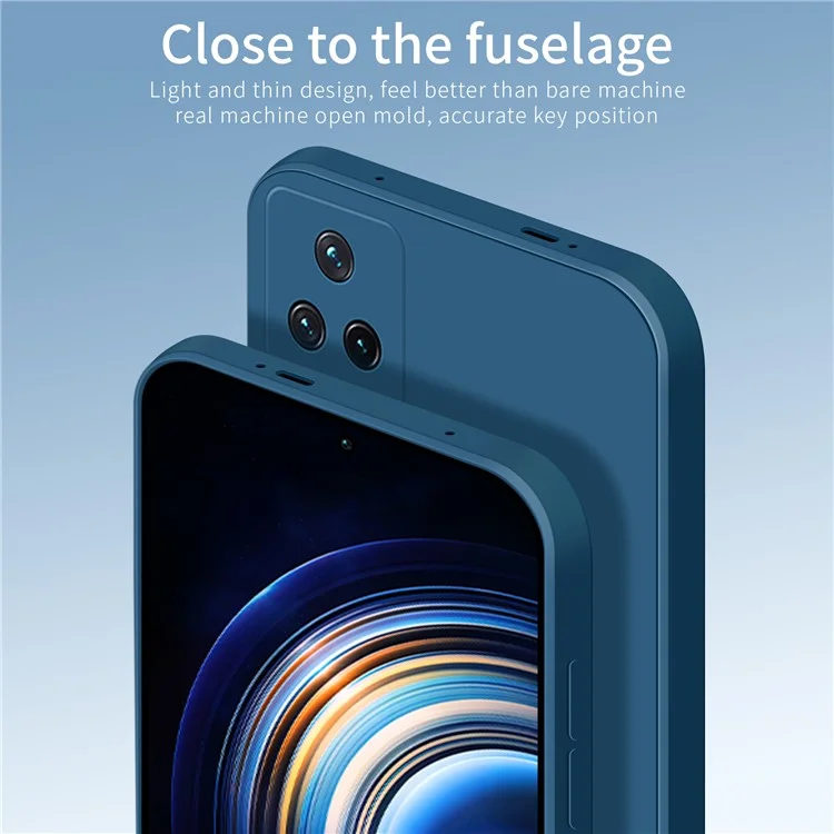 Pinwuyo JK TPU-2 Série Precisa Capa de Recorte Precisa Para Xiaomi Redmi K50/K50 Pro Profunte de Choque TPU Tampa de Proteção - Azul