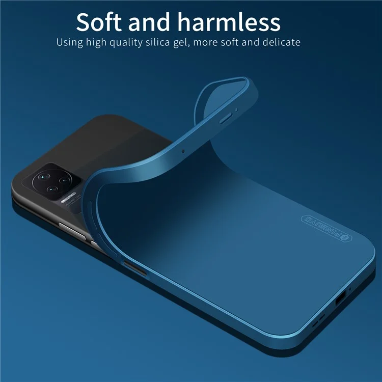 Pinwuyo JK TPU-2 Série Precisa Capa de Recorte Precisa Para Xiaomi Redmi K50/K50 Pro Profunte de Choque TPU Tampa de Proteção - Azul