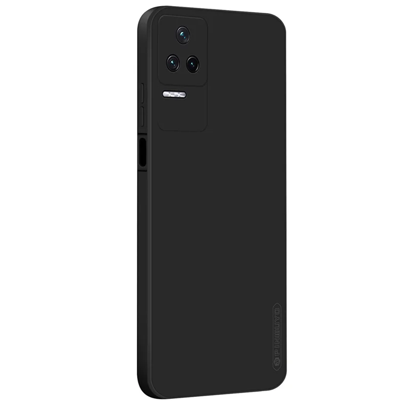PINWUYO Precise Cutout Phone Case for Xiaomi Redmi K50 / K50 Pro Shockproof TPU Protective Cover - Black