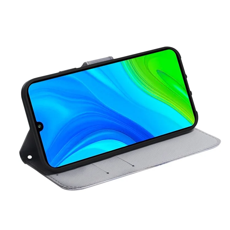 Für Xiaomi Poco M4 Pro Muster-Druck-Ledertasche, PU-Leder-Geldbörse mit Ständer - Tigerkopf