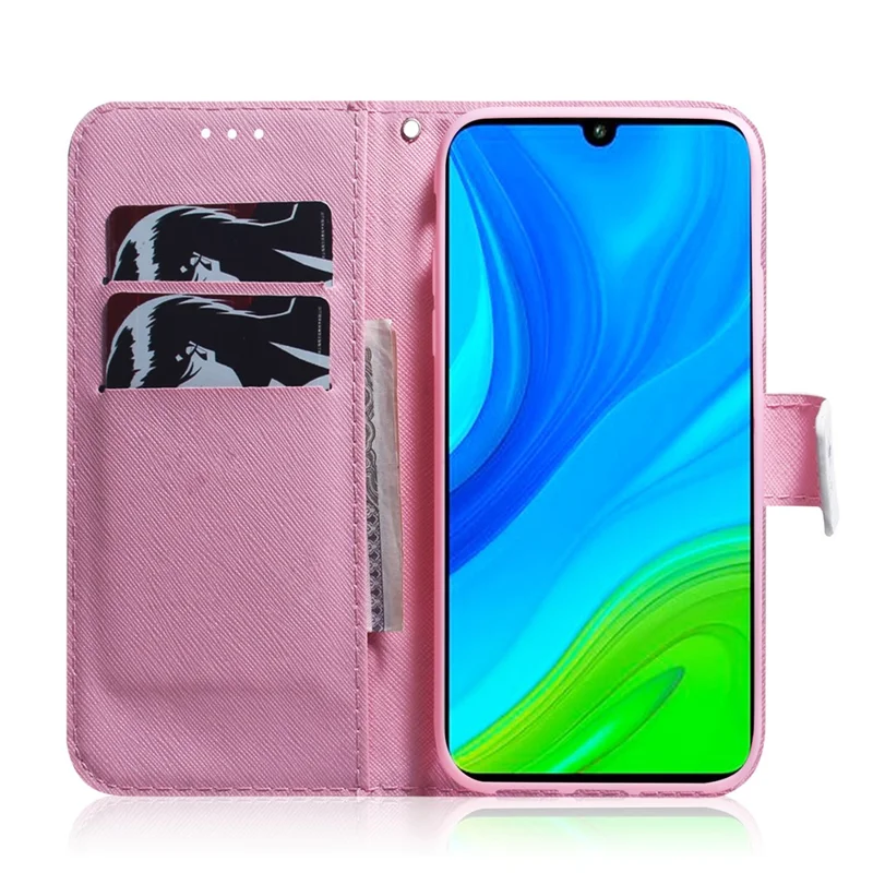 Per Xiaomi Poco M4 Pro Pattern Stamping Case in Pelle Pechet Coperchio Con Supporto - Fiore Rosa