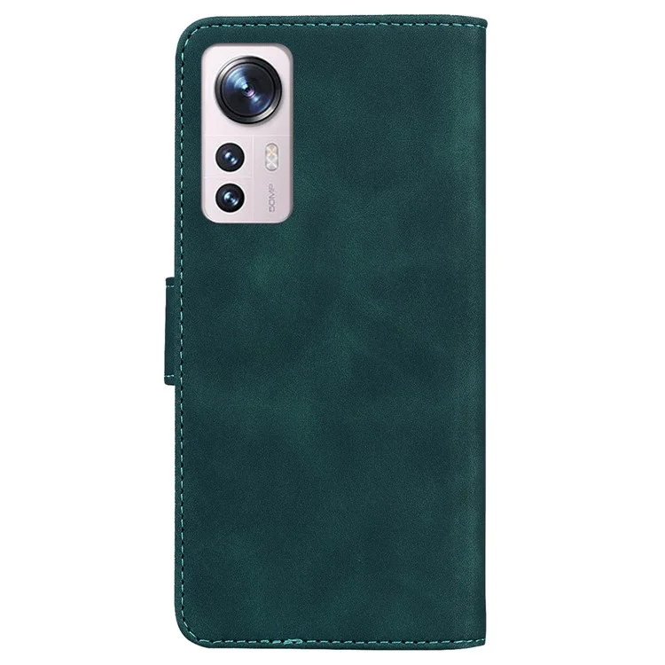 Phone Case for Xiaomi 12 Pro 5G/12S Pro 5G/12 Pro (Dimensity) 5G Shockproof Flip Folio Cover TPU Inner Phone Shell with Stand/Wallet - Green
