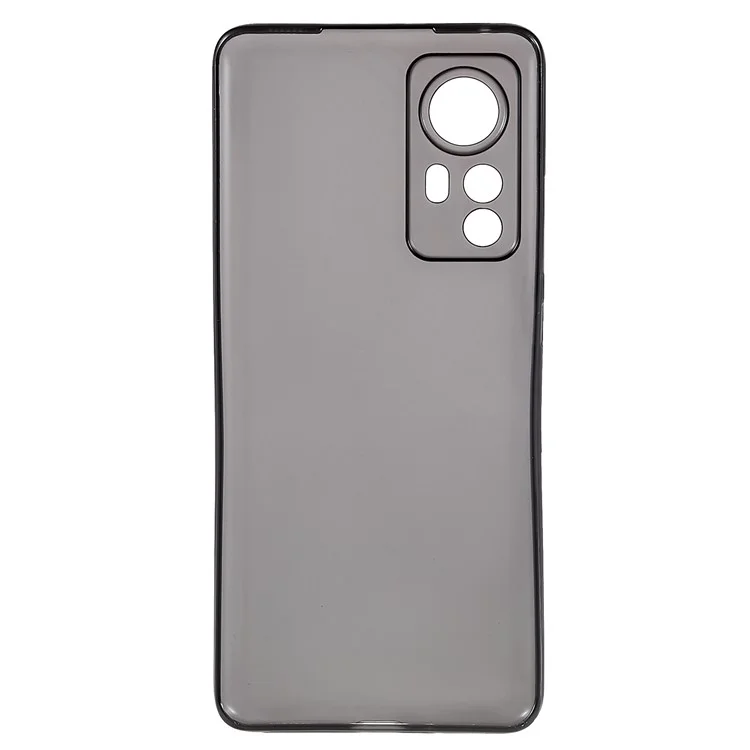 Per Xiaomi 12/12X/12S 5G Custodia protettiva rigida in PC anti-caduta Slim Camera Precise Cutouts Phone Cover - Nero