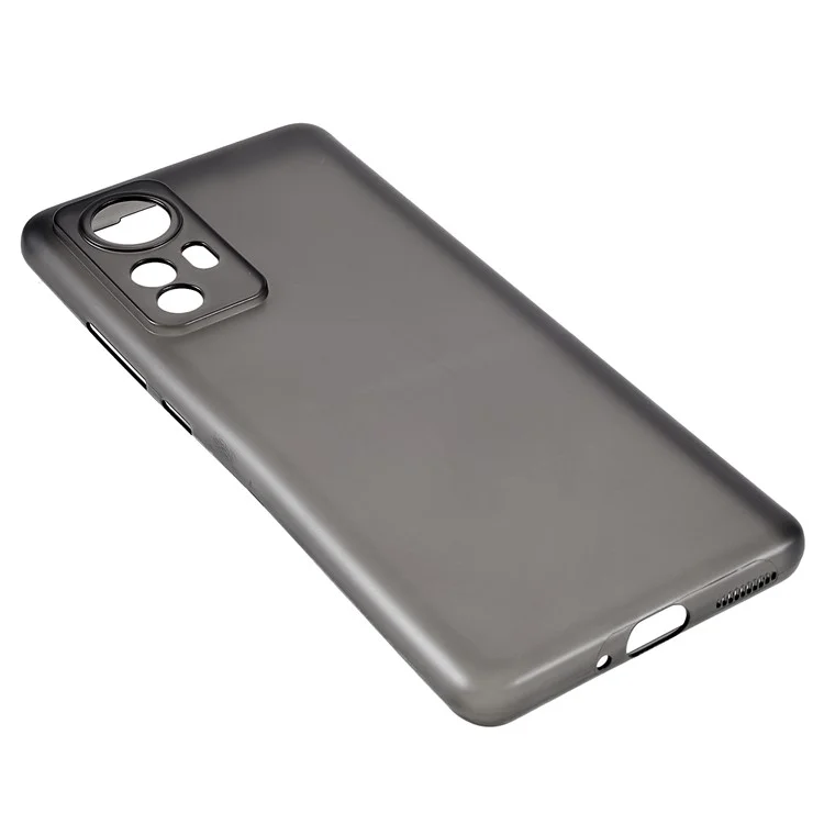 Per Xiaomi 12/12X/12S 5G Custodia protettiva rigida in PC anti-caduta Slim Camera Precise Cutouts Phone Cover - Nero