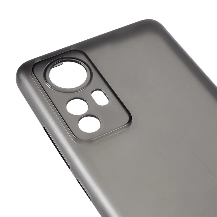 Per Xiaomi 12/12X/12S 5G Custodia protettiva rigida in PC anti-caduta Slim Camera Precise Cutouts Phone Cover - Nero