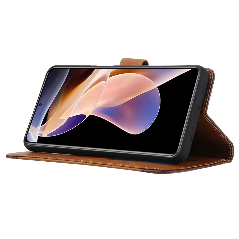 För Xiaomi Redmi Note 11 4G (Qualcomm)/Note 11S 4G Yttre Ficka Affärsstil Läderfodral - Grön