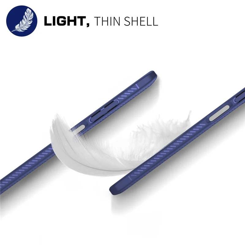 Jazz Series Twill Texture TPU Case for Xiaomi Poco M4 Pro, Scratch-resistant Mobile Phone Cover - Blue