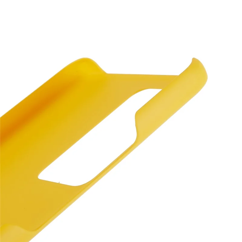 For Xiaomi Redmi K50 Pro/K50 Phone Cover Anti-scratch Glossy Surface Rubberized Hard PC Anti-Scratch Protective Case - Yellow