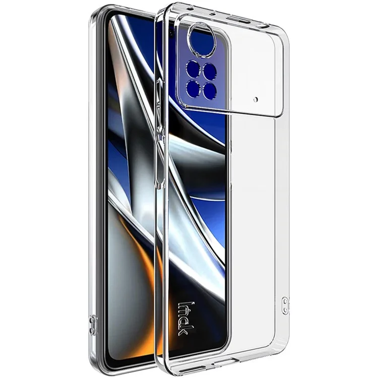 Coque de protection IMAK UX-5 Series pour Xiaomi Poco X4 Pro 5G Soft Light Slim Clear TPU Étui de téléphone portable