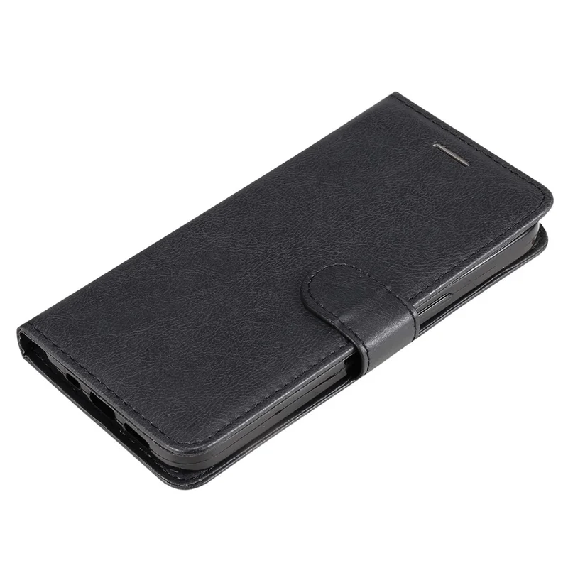 For Xiaomi Redmi Note 12 Pro 4G / 11 Pro 4G (Mediatek) / Note 11 Pro 5G (Qualcomm) Case Leather Mobile Cover Wallet Stand with Strap - Black