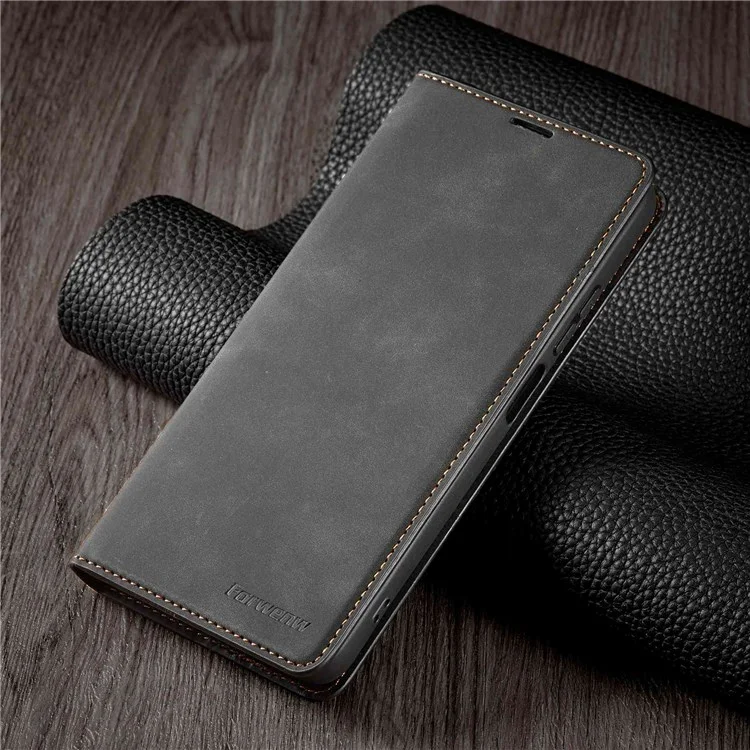 Forwenw Für Xiaomi Poco X4 Pro 5G Fantasy-serie Skin-touch PU Leder + TPU Gut Geschütztes Stand Wallet Style Anti-drop-handy-hülle - Schwarz