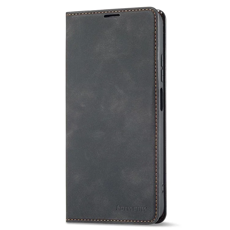 Forwenw Für Xiaomi Poco X4 Pro 5G Fantasy-serie Skin-touch PU Leder + TPU Gut Geschütztes Stand Wallet Style Anti-drop-handy-hülle - Schwarz