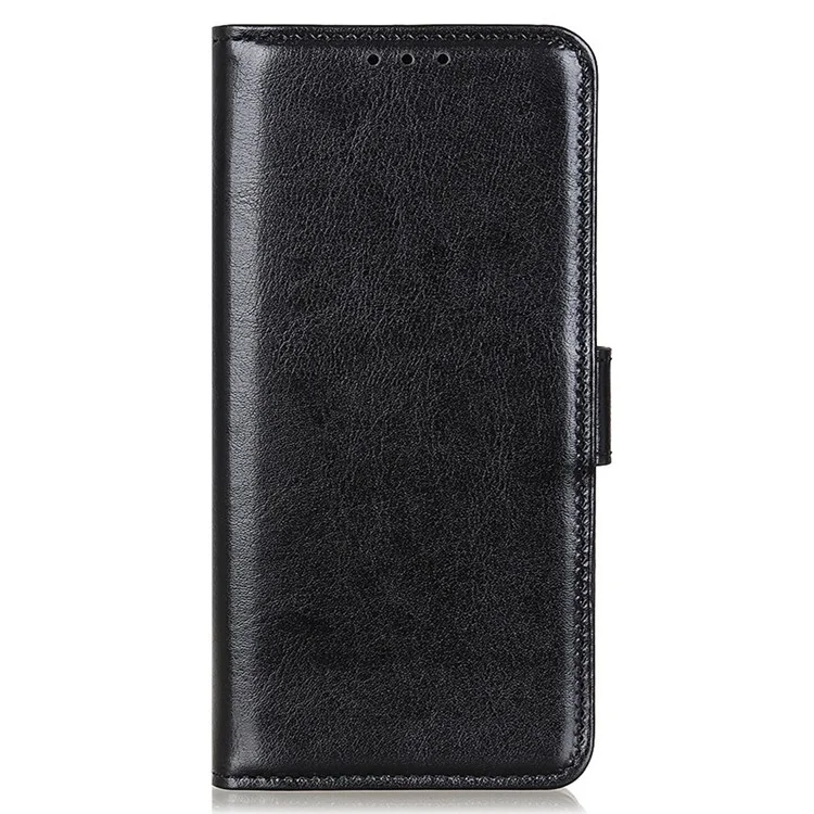For Xiaomi Redmi Note 11E 5G / Redmi 10 5G / 10 Prime+ 5G Crazy Horse Texture All-round Protection PU Leather Wallet Stand Phone Case - Black