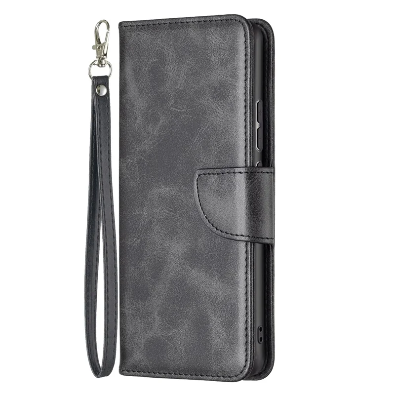 BF Leather Series-4 para Xiaomi 12 Pro 5G/12S Pro 5G/12 Pro (Dimensity) 5G Capa de Carteira à Prova de Quedas Telefone PU Leather + TPU Stand Protective Cover - Preto