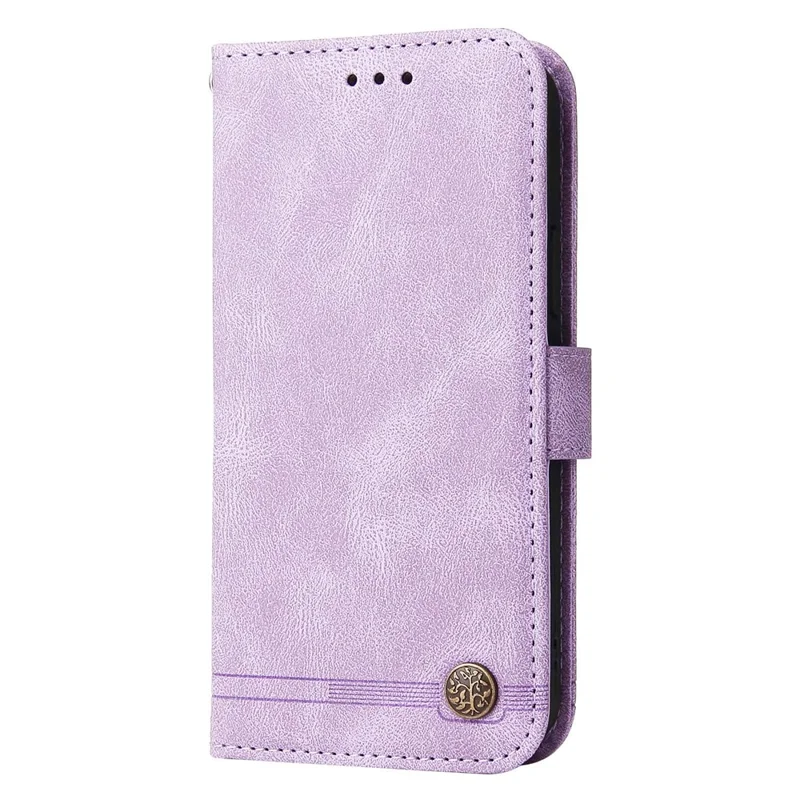 For Xiaomi Redmi 10C 4G / Redmi 10 (India) Leather Wallet Cases Skin Touch Phone Cover Stand with Strap - Purple