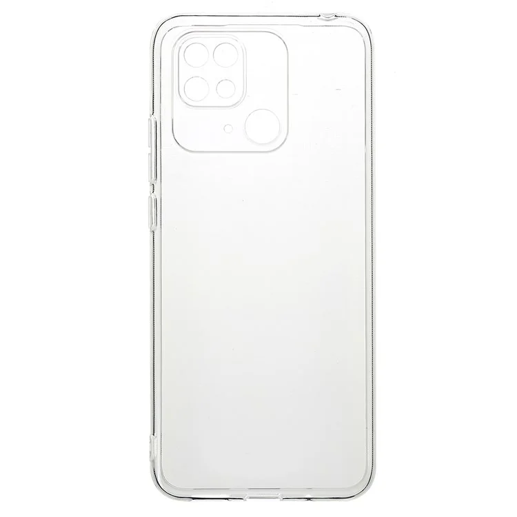 For Xiaomi Redmi 10C/Redmi 10 (India) 2.0mm Thickness Anti-watermark Transparent TPU Phone Case