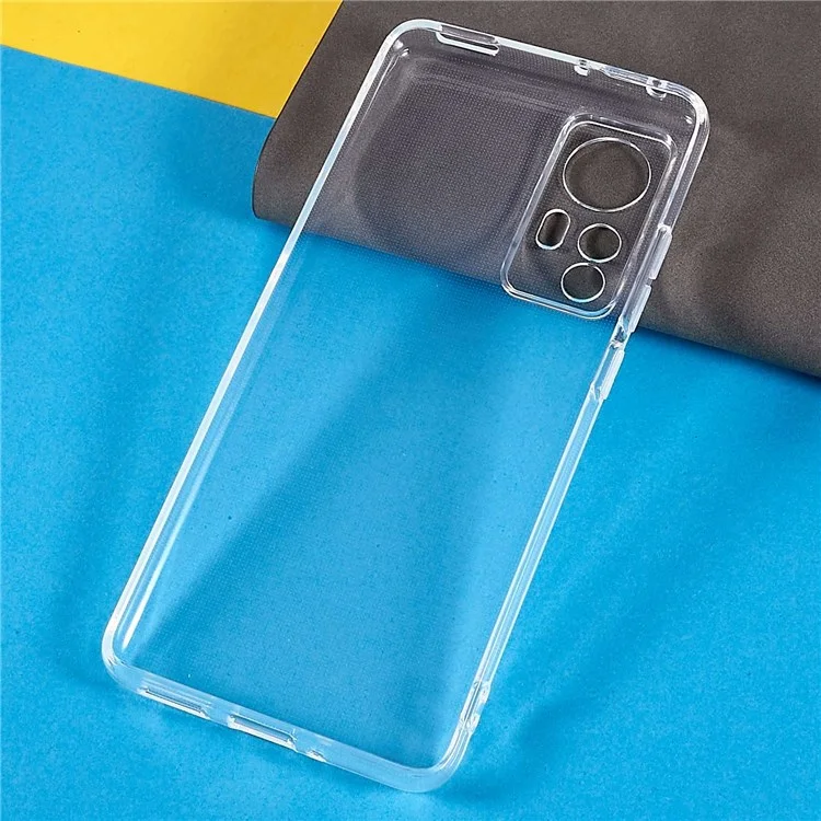 For Xiaomi 12/12X/12S 5G 2mm Thickened Soft TPU Cover Watermark-resistant Shockproof Phone Protection Case