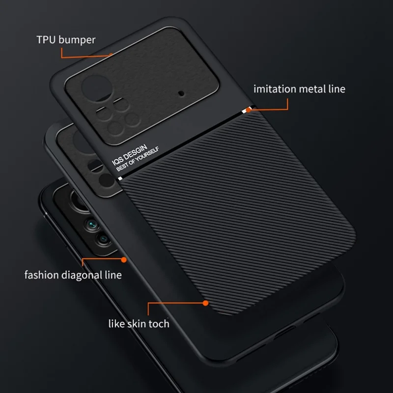 Для Xiaomi Poco X4 Pro 5g Implinting PU - Зеленый