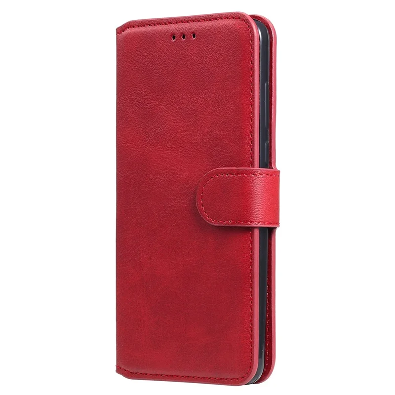 Pour Xiaomi Redmi Note 12 Pro 4G / 11 Pro 4G (MediaTek) / Note 11 Pro 5G (Qualcomm) / Note 11E Pro 5G Étui portefeuille en cuir PU avec support réglable - Rouge