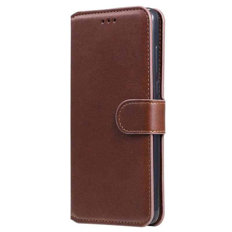 Capa Carteira em Pele Sintética com Suporte Ajustável para Xiaomi Redmi Note 12 Pro 4G / 11 Pro 4G (MediaTek) / Note 11 Pro 5G (Qualcomm) / Note 11E Pro 5G, Capa para Telemóvel - Castanho