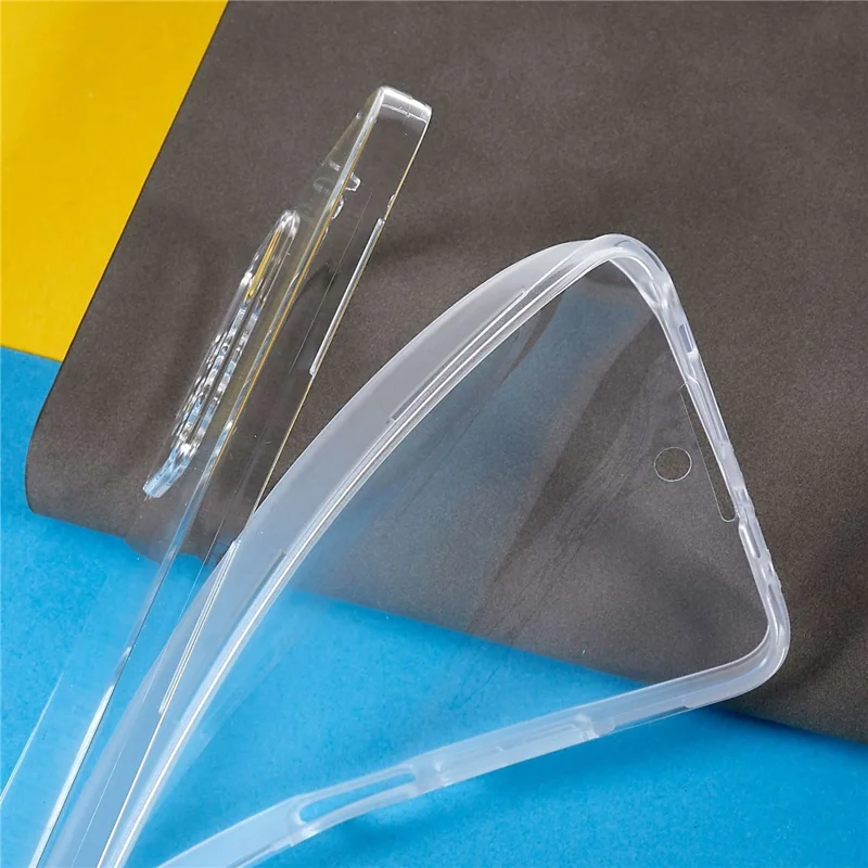 For Xiaomi Redmi Note 11 Pro 4G (MediaTek)/Note 11 Pro 5G (Qualcomm) Clear Anti-fall Full Protection TPU + PET + Acrylic Detachable 2-in-1 Phone Hybrid Case