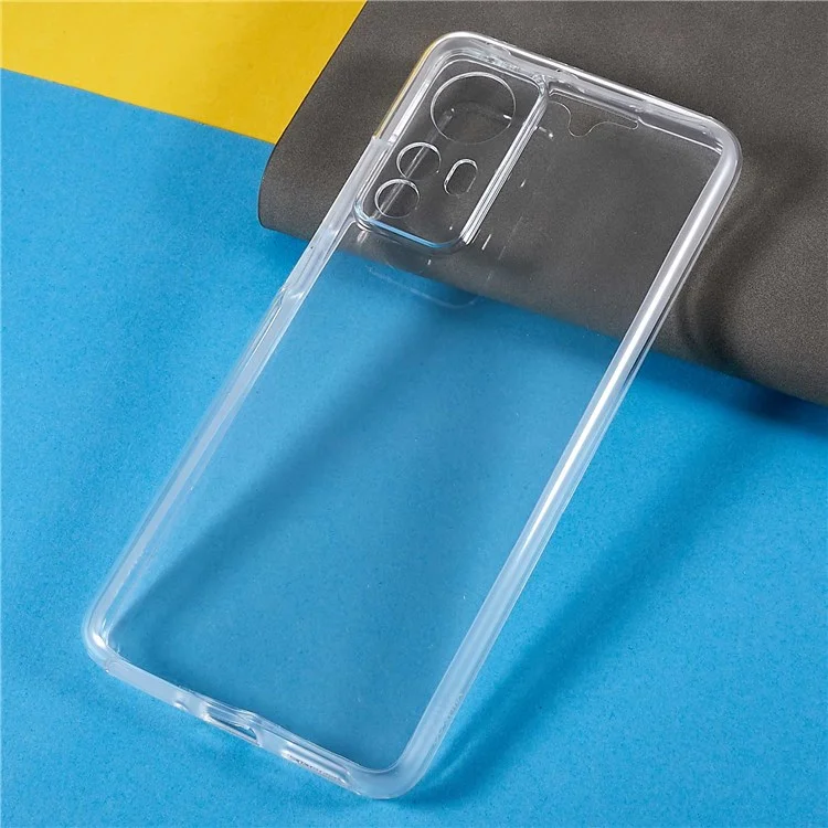 Für Xiaomi 12/12X/12S 5G abnehmbare 2-in-1-Stoßfeste, klare 360-Grad-Schutz-Hybrid-TPU + PET + Acryl-Handyhülle