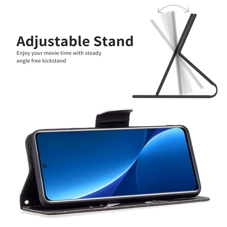 BF Pattern Printing Leather Series-1 für Xiaomi Poco M4 Pro 4G PU-Leder-Brieftasche Standfunktion Magnetischer Verschluss Handyhülle - Fassen Sie mein Telefon nicht an