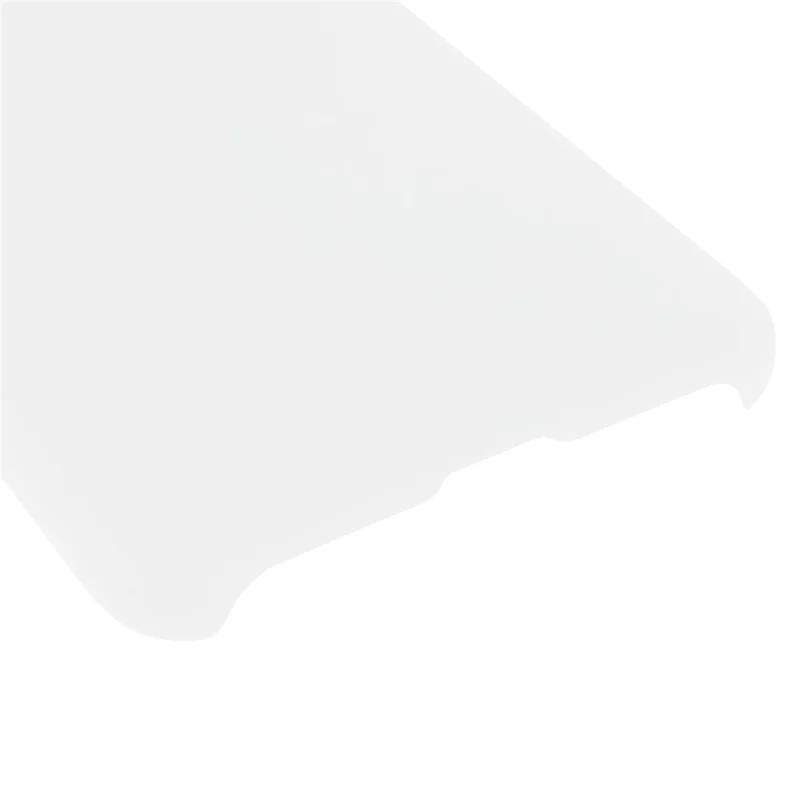 For Xiaomi Poco X4 Pro 4G Rubberized Finish Mobile Phone Case Glossy Surface Hard PC Back Cover - White