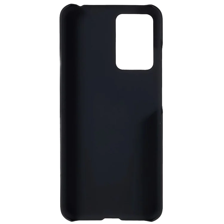For Xiaomi Poco M3 Pro 4G/5G/Redmi Note 10 5G/Redmi Note 10T 5G Anti-fingerprint Rubberized Glossy Phone Cover Anti-drop PC Shell - Black