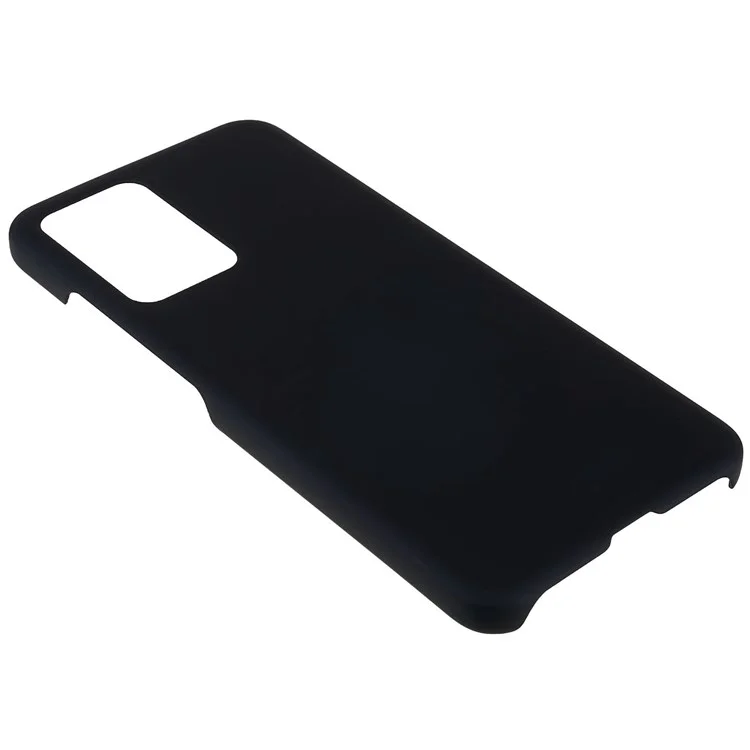 For Xiaomi Poco M3 Pro 4G/5G/Redmi Note 10 5G/Redmi Note 10T 5G Anti-fingerprint Rubberized Glossy Phone Cover Anti-drop PC Shell - Black