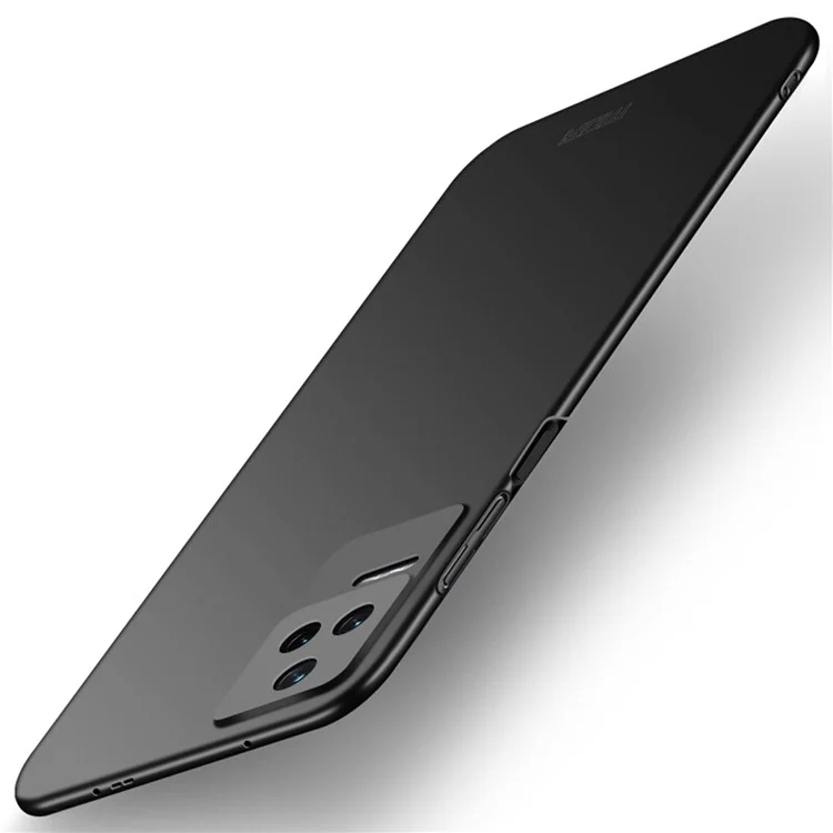 MOFI JK PC Series-1 Shield PC Phone Case per Xiaomi Poco F4 5G / Redmi K40S 5G, Finitura Opaca Setosa Anti-caduta Cover con Cinturino - Nero