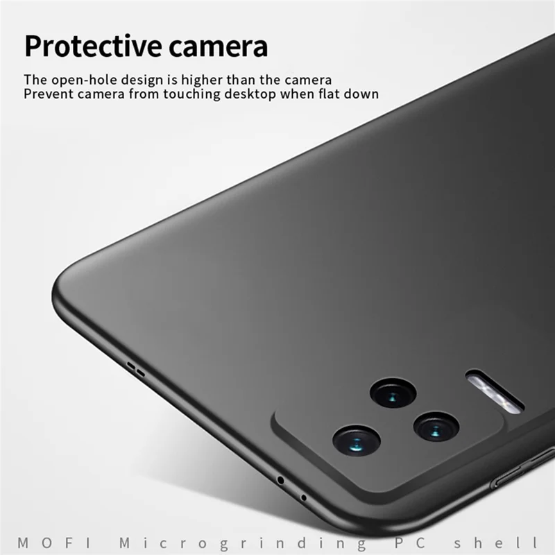MOFI JK PC ​​series-1 Shield Para Xiaomi Redmi K50/K50 Pro, Caixa de Telefone Fosco Para PC Absorvendo Shell de Celular Ultra Slim Com Tira - Ouro