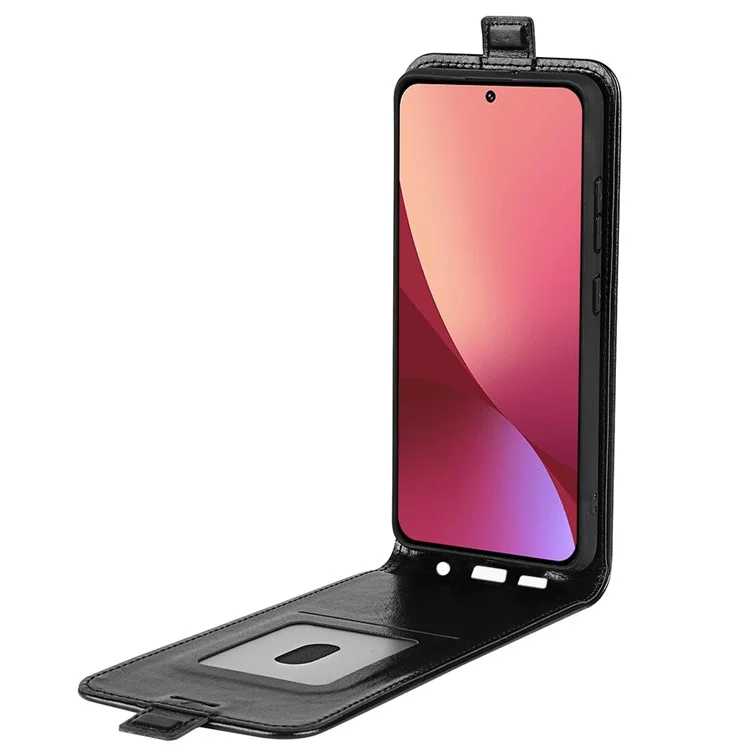 Для Xiaomi 12 Lite Vertical Flip Case с Карточкой. - Черный